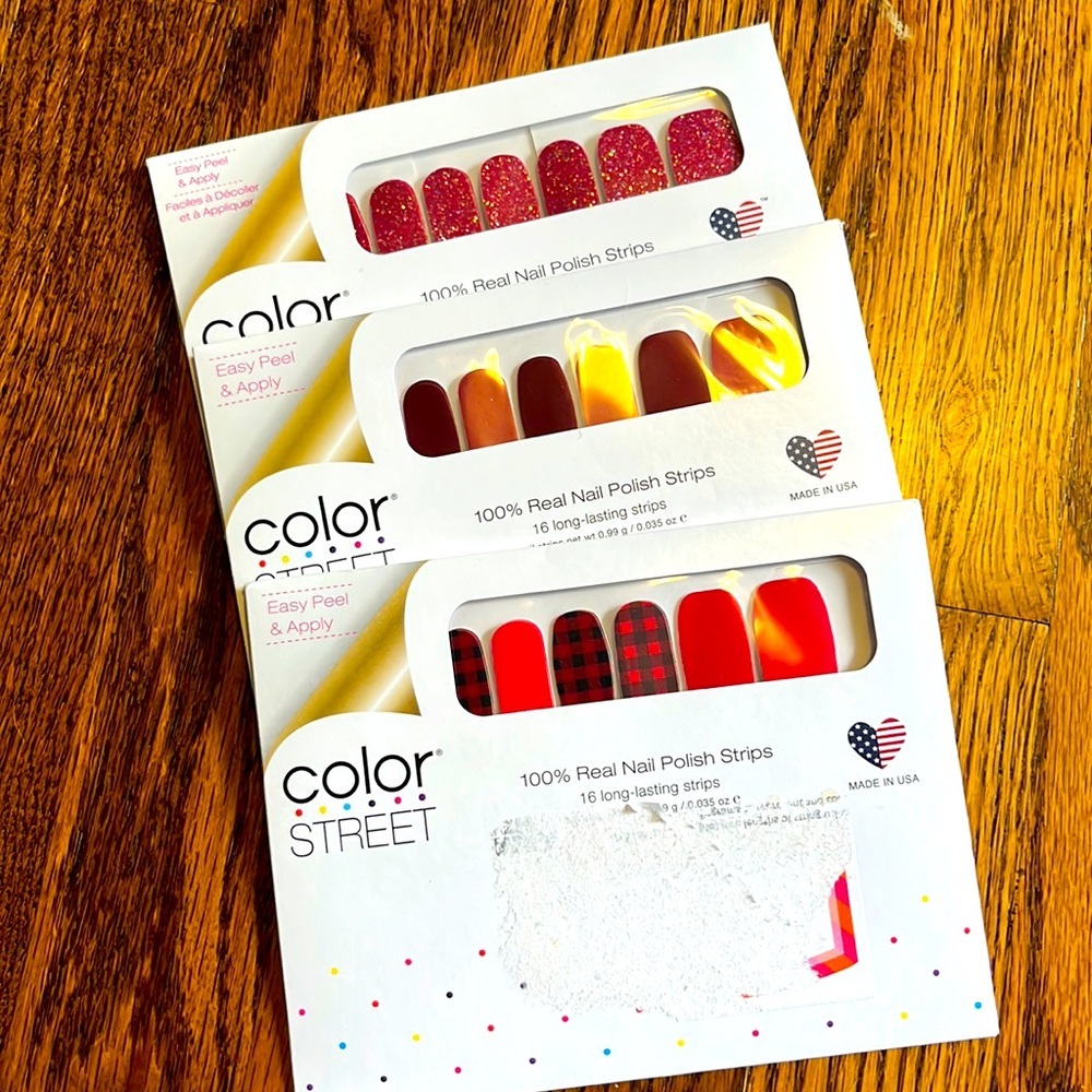 ColorStreet Nail Strips 3-pack